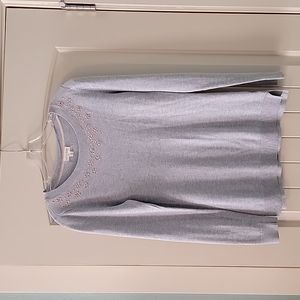 Maison Jules Gray Size Medium Sweater
